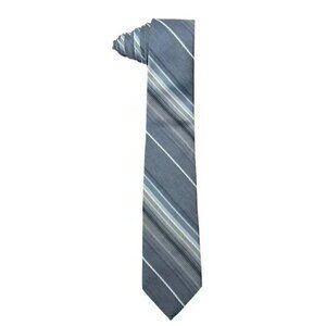 Pierre Cardin Paris Tie Light Blue Striped Slim Tie